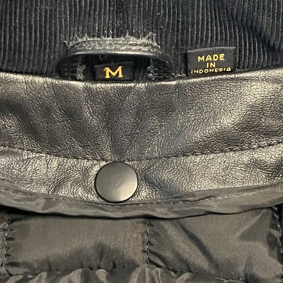 First Gear by Hein Geticke motorcycle bomber style heavy jacket thermoliner M - Picture 14 of 16